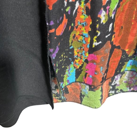 Parsley & Sage V Neck Abstract Print Blouse Top Women's Multicolor XL Boho - Picture 4 of 8